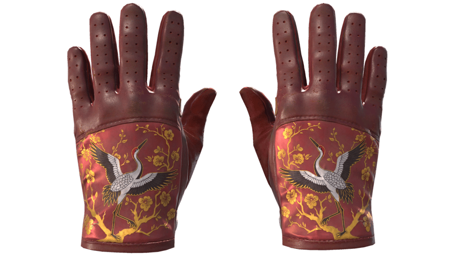 ★ Driver Gloves | Brocade Crane (Field-Tested)
