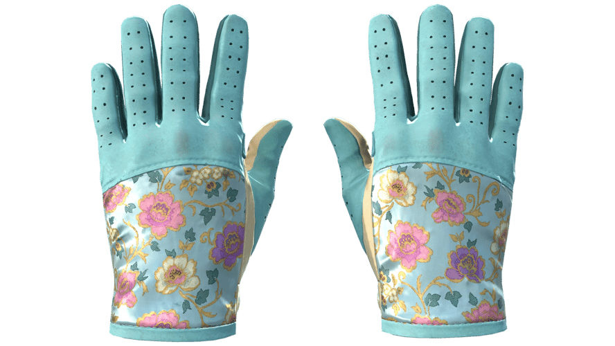 ★ Водительские перчатки | Brocade Flowers (Немного поношенное)
