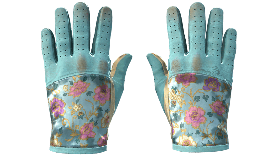 ★ Driver Gloves | Brocade Flowers (Well-Worn)
