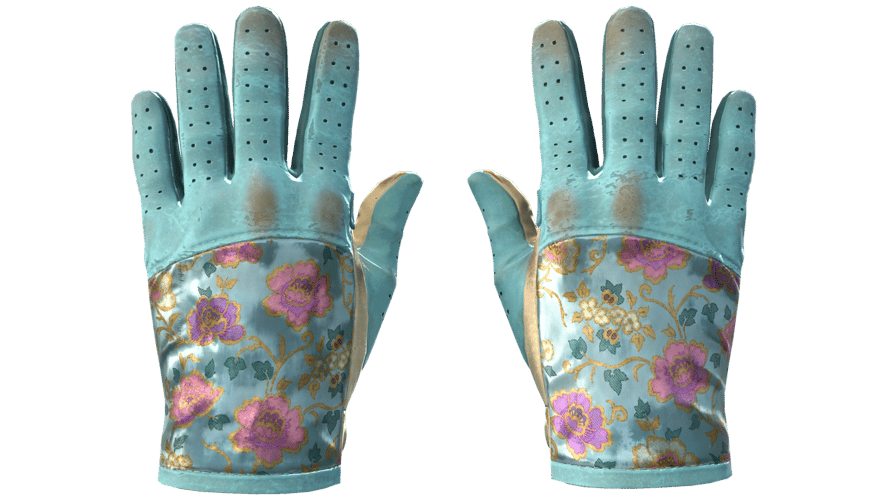 ★ Driver Gloves | Brocade Flowers (Well-Worn)