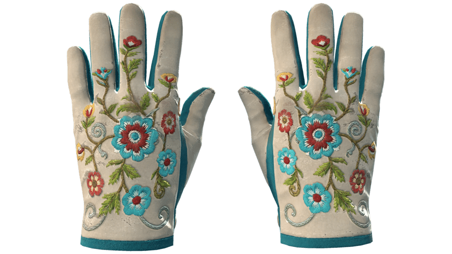 ★ Driver Gloves | Garden (Well-Worn)
