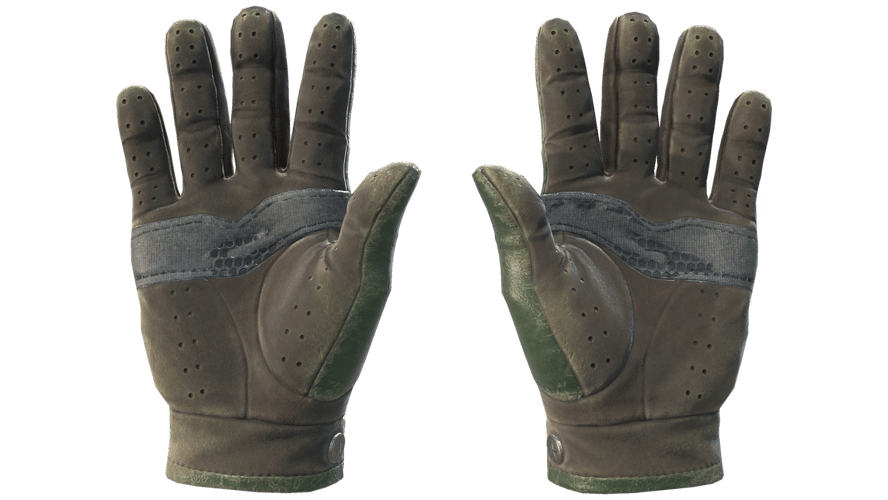 ★ Driver Gloves | Racing Green (Battle-Scarred)