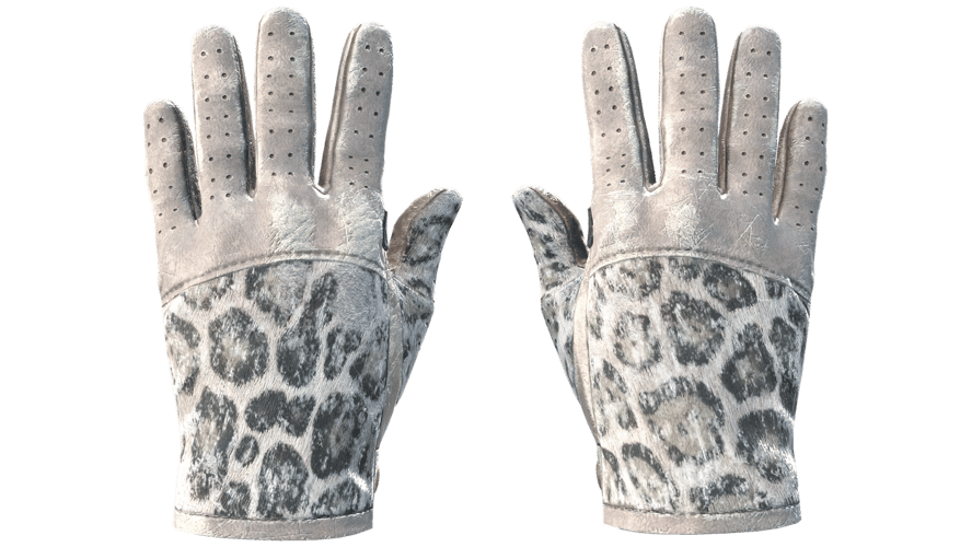 ★ Driver Gloves | Snow Leopard (Battle-Scarred)
