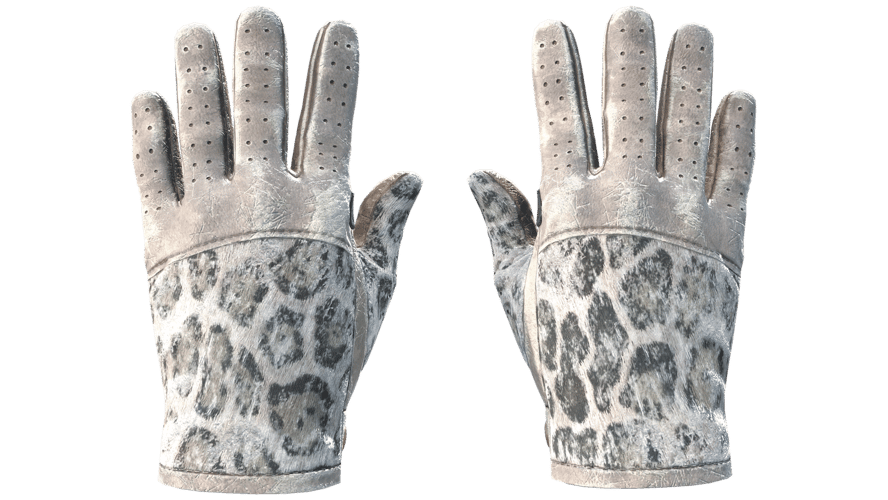 ★ Driver Gloves | Snow Leopard (Battle-Scarred)
