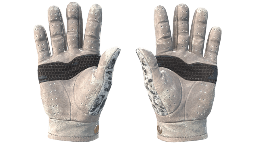 ★ Driver Gloves | Snow Leopard (Well-Worn)