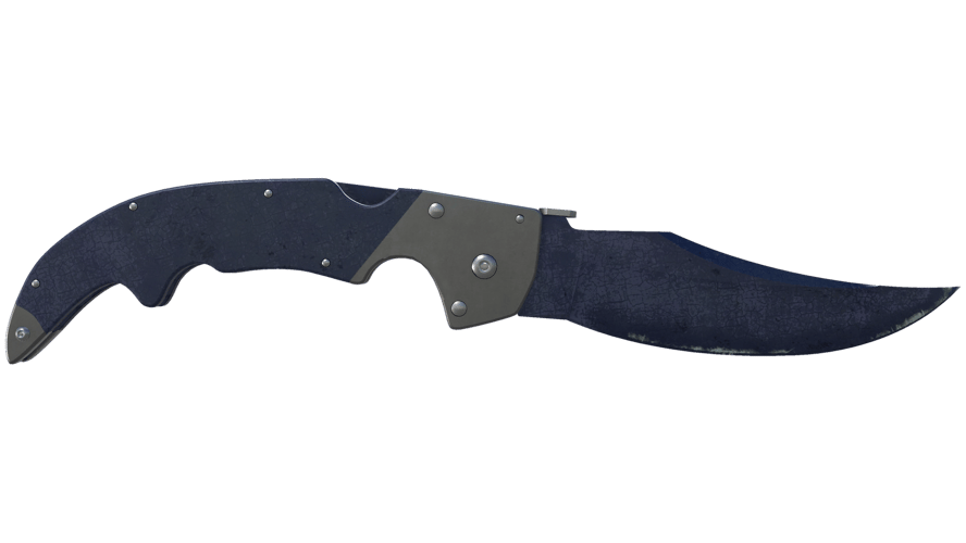 ★ Falchion Knife | Blue Steel (Battle-Scarred)