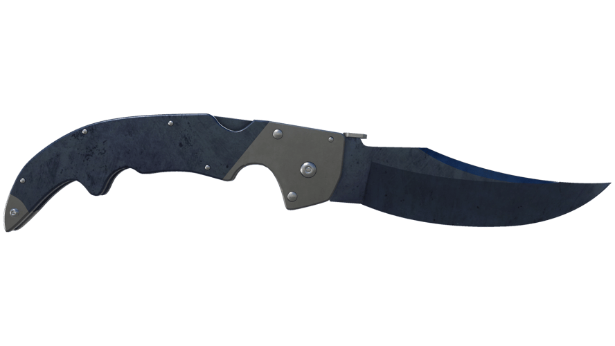★ Falchion Knife | Blue Steel (Well-Worn)