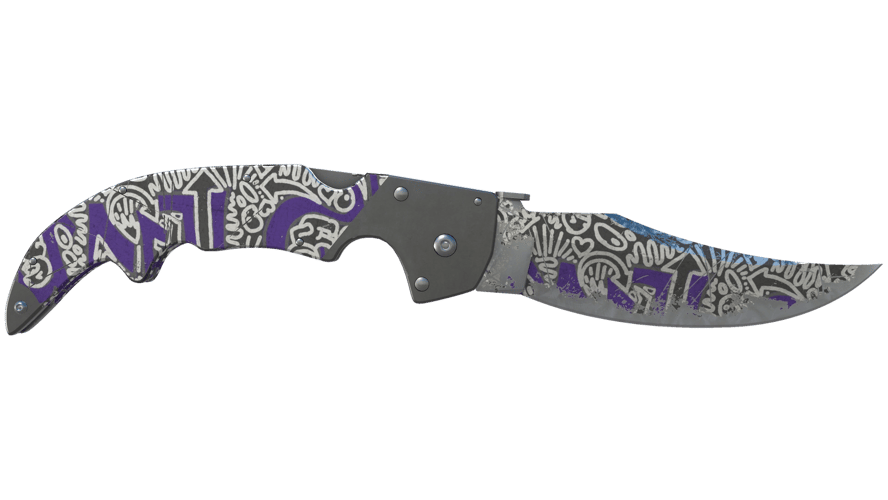 ★ Falchion Knife | Freehand (Well-Worn)