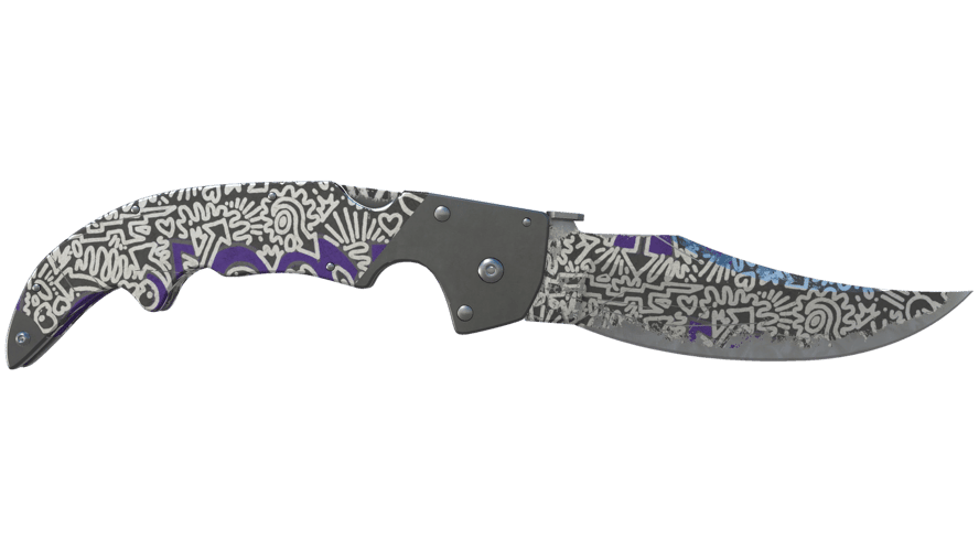 ★ Falchion Knife | Freehand (Well-Worn)