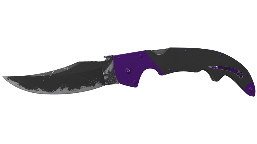 ★ Falchion Knife | Ultraviolet (Well-Worn)