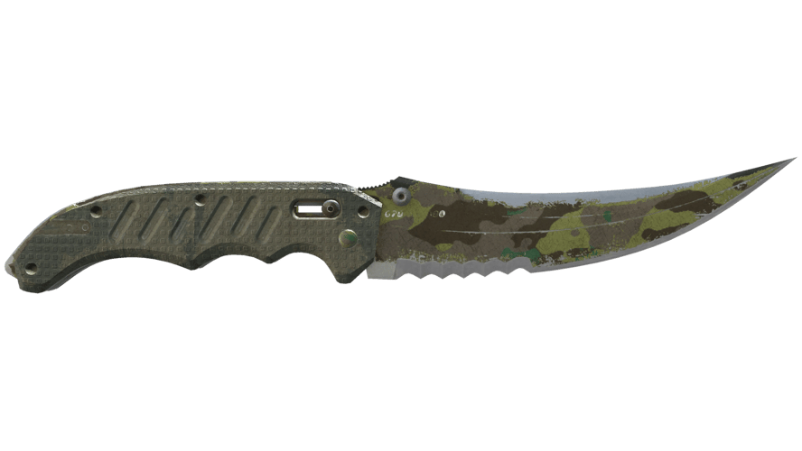 ★ Flip Knife | Boreal Forest (Battle-Scarred)