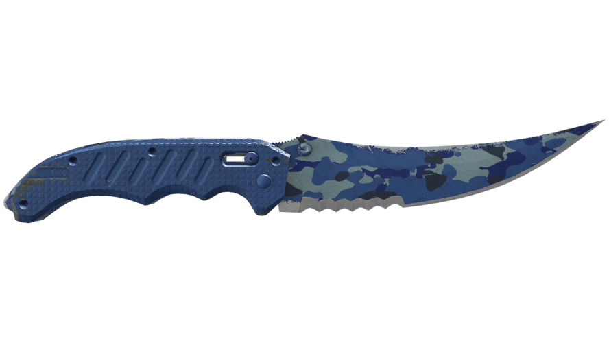 ★ Flip Knife | Bright Water (Well-Worn)