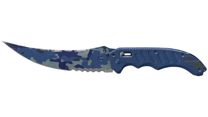 ★ Flip Knife | Bright Water (Well-Worn)
