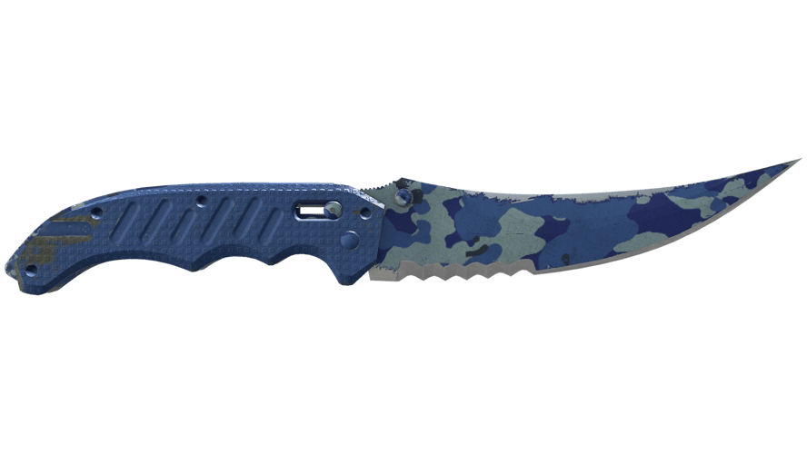 ★ Flip Knife | Bright Water (Well-Worn)