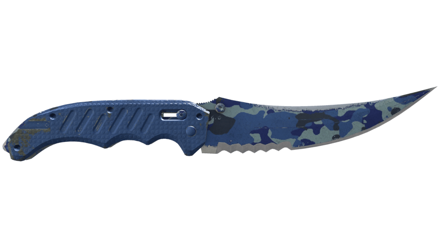 ★ Flip Knife | Bright Water (Well-Worn)