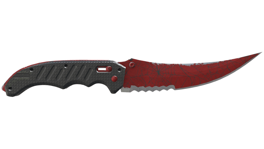 ★ Flip Knife | Crimson Web (Field-Tested)