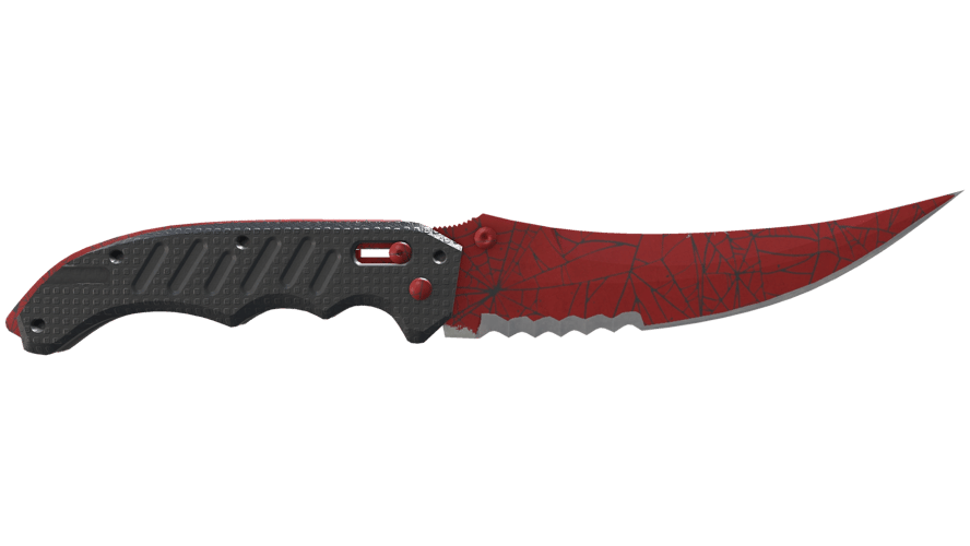 ★ Flip Knife | Crimson Web (Minimal Wear)