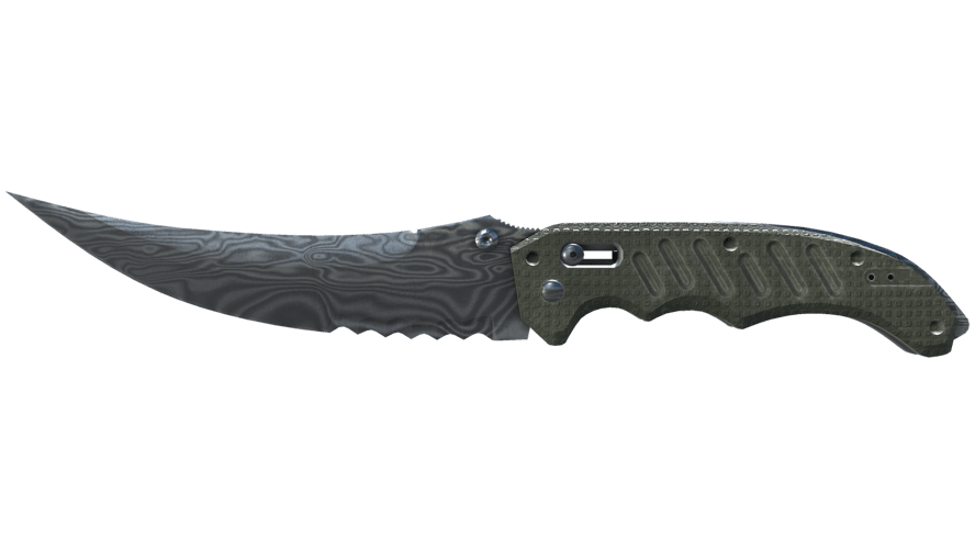 ★ Flip Knife | Damascus Steel (Battle-Scarred)