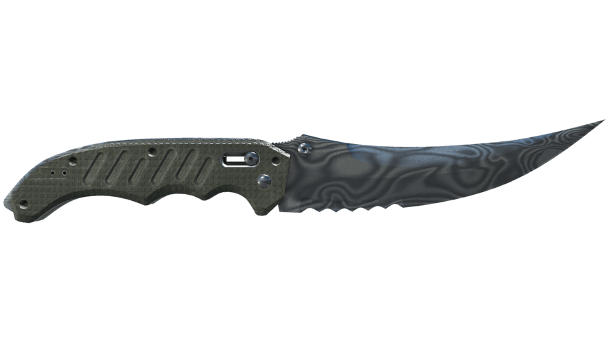 ★ Flip Knife | Damascus Steel (Battle-Scarred)