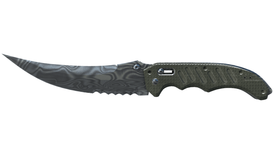 ★ Flip Knife | Damascus Steel (Well-Worn)