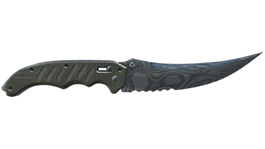 ★ Flip Knife | Damascus Steel (Well-Worn)