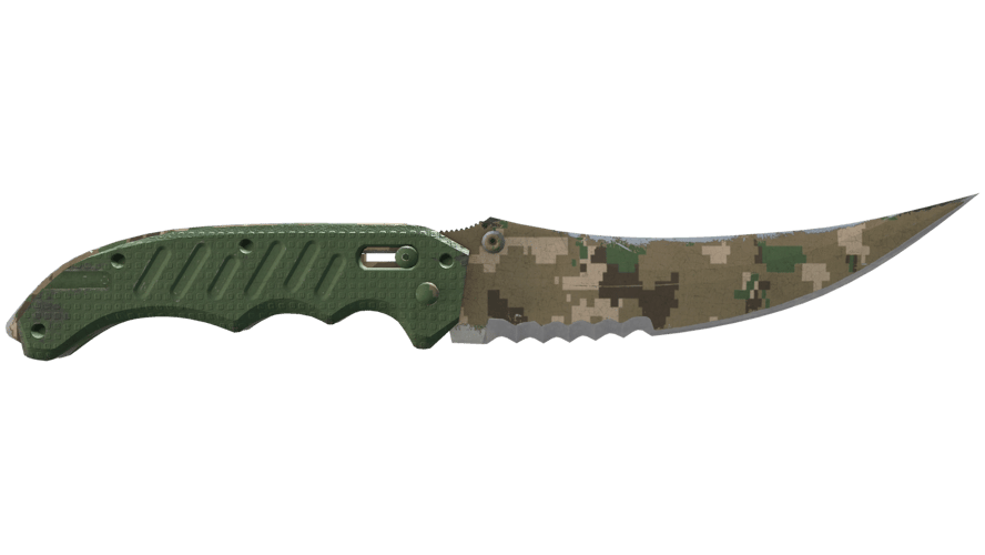 ★ Flip Knife | Forest DDPAT (Well-Worn)