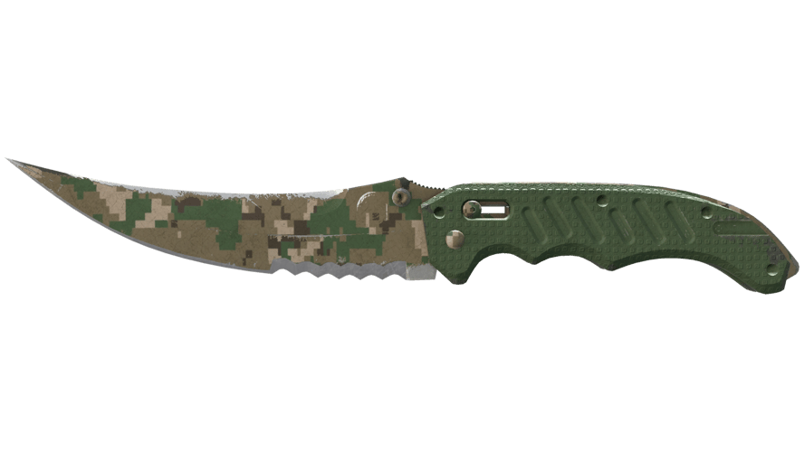 ★ Flip Knife | Forest DDPAT (Well-Worn)
