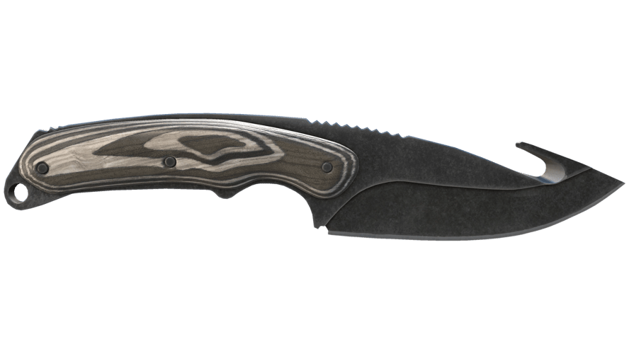 ★ Gut Knife | Black Laminate (Minimal Wear)