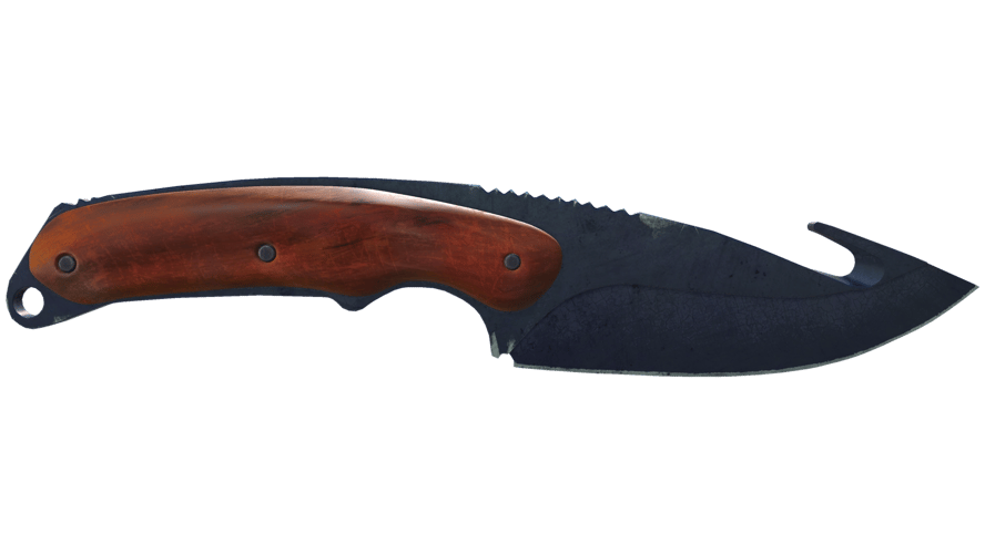 ★ Gut Knife | Blue Steel (Battle-Scarred)