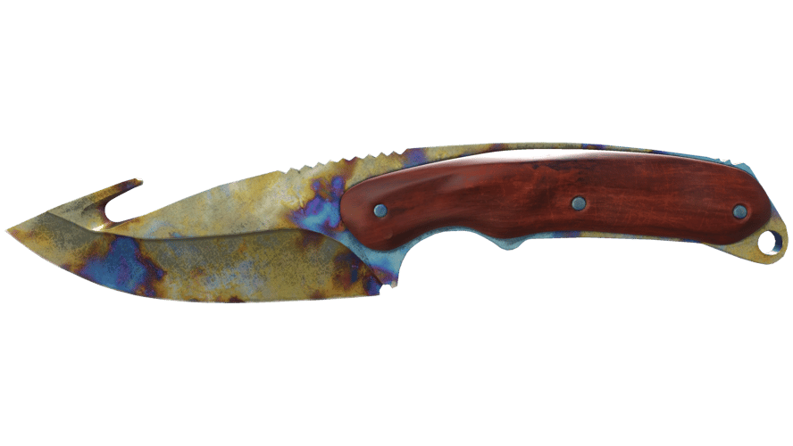 ★ Gut Knife | Case Hardened (Well-Worn)
