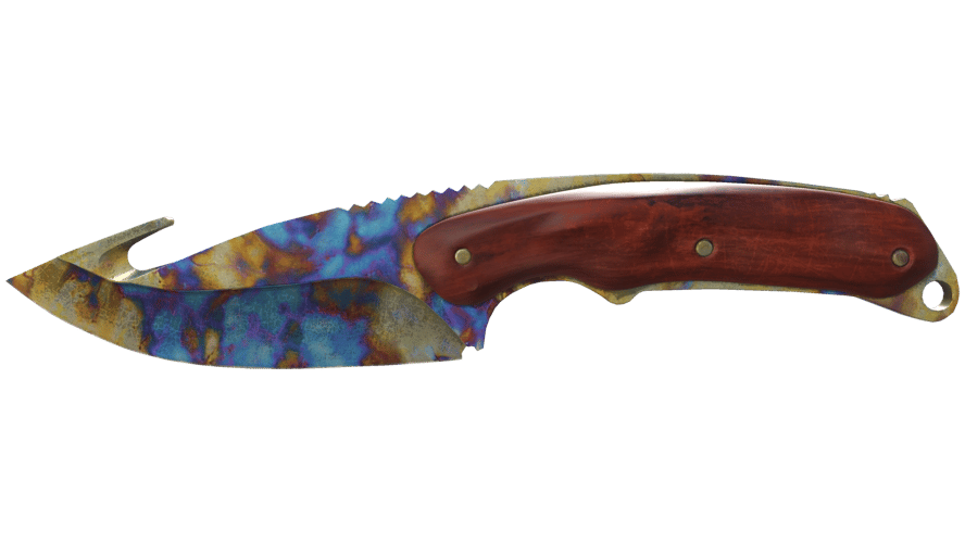 ★ Gut Knife | Case Hardened (Well-Worn)