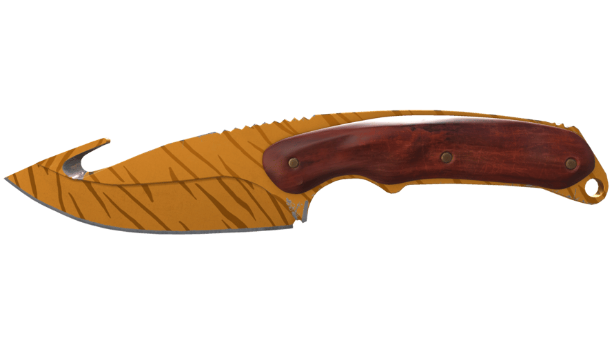 ★ Gut Knife | Tiger Tooth (Minimal Wear)