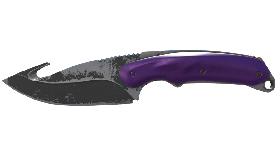 ★ Gut Knife | Ultraviolet (Battle-Scarred)