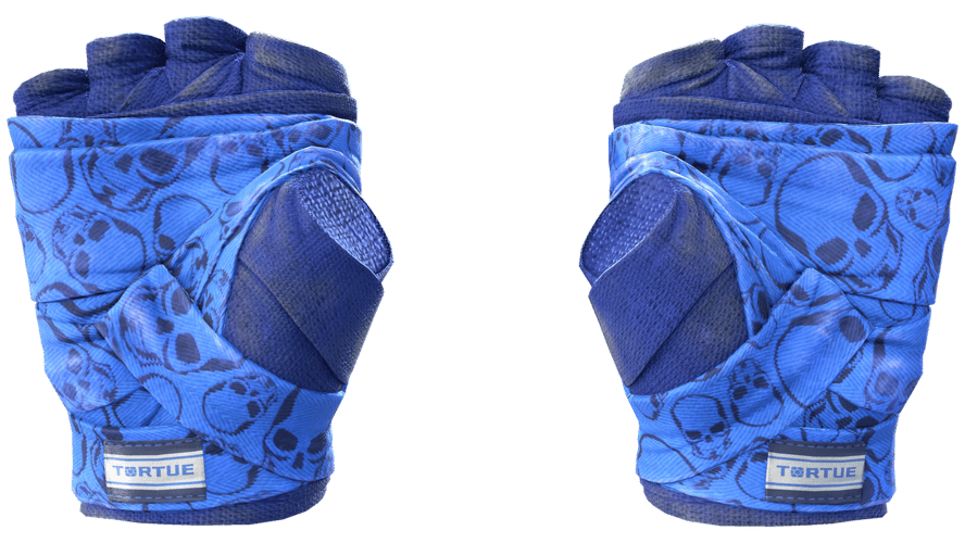 ★ Hand Wraps | Cobalt Skulls (Field-Tested)