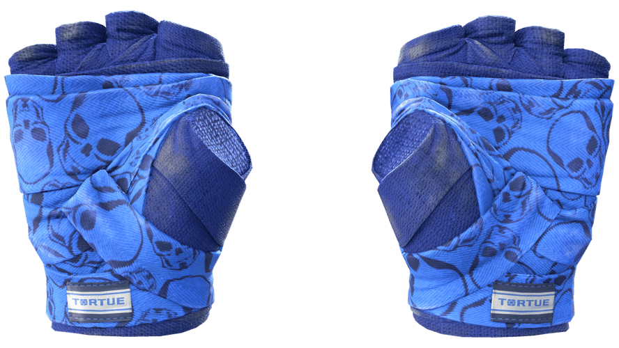 ★ Hand Wraps | Cobalt Skulls (Field-Tested)