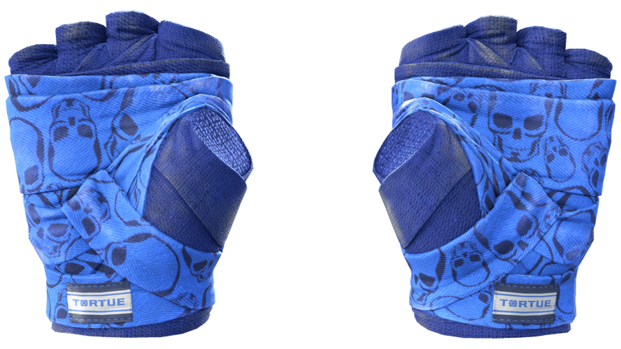 ★ Hand Wraps | Cobalt Skulls (Field-Tested)