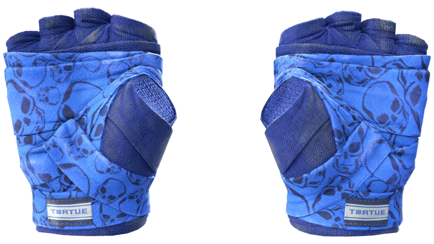 ★ Hand Wraps | Cobalt Skulls (Field-Tested)