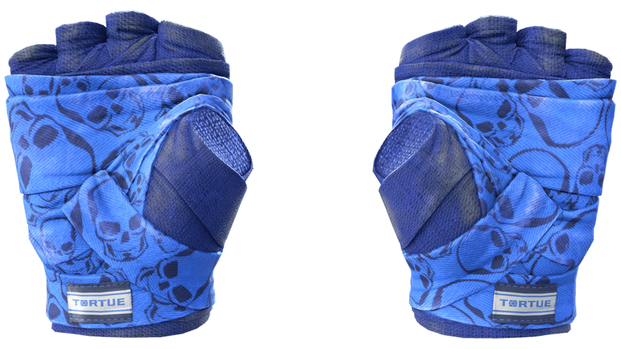 ★ Hand Wraps | Cobalt Skulls (Field-Tested)