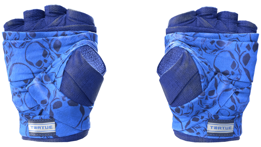 ★ Hand Wraps | Cobalt Skulls (Field-Tested)