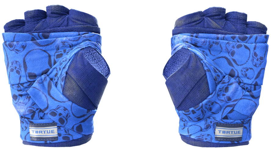 ★ Hand Wraps | Cobalt Skulls (Field-Tested)