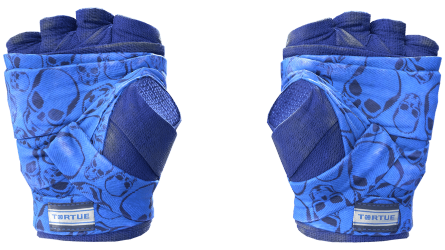 ★ Hand Wraps | Cobalt Skulls (Field-Tested)
