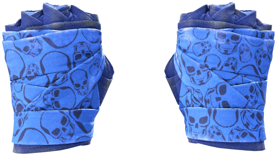 ★ Hand Wraps | Cobalt Skulls (Field-Tested)