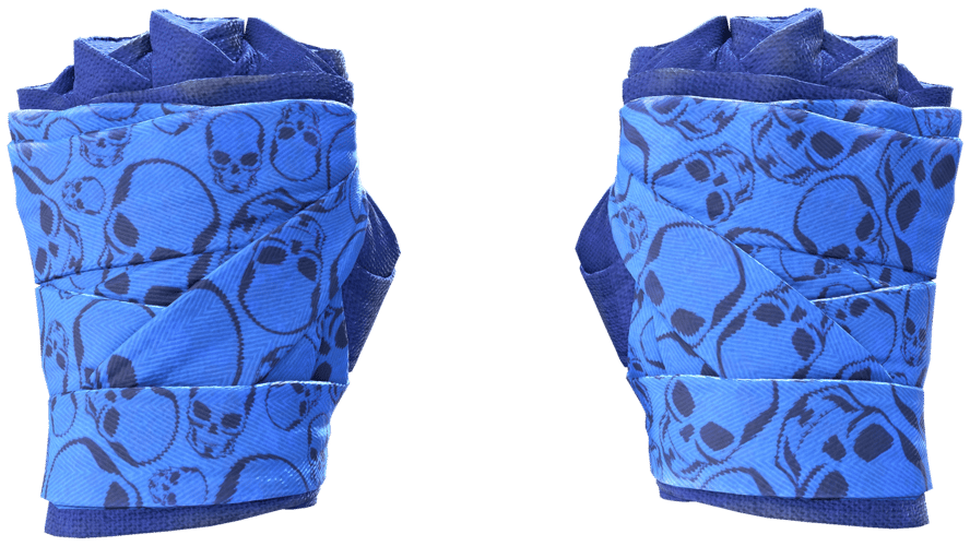 ★ Hand Wraps | Cobalt Skulls (Minimal Wear)