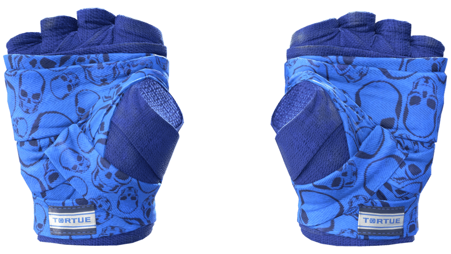 ★ Hand Wraps | Cobalt Skulls (Minimal Wear)