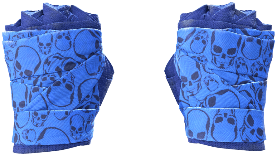 ★ Hand Wraps | Cobalt Skulls (Minimal Wear)