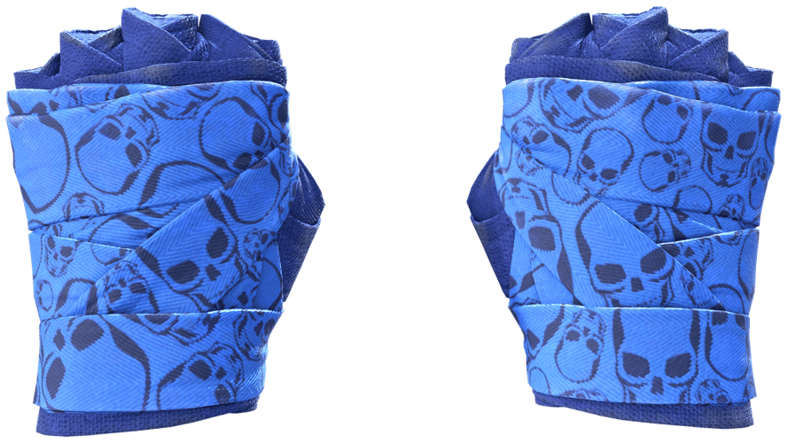 ★ Hand Wraps | Cobalt Skulls (Minimal Wear)