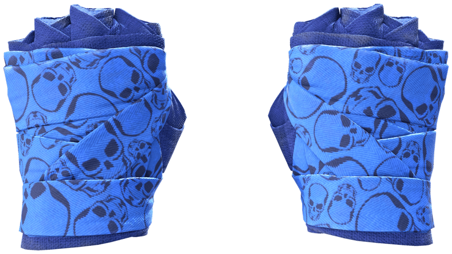 ★ Hand Wraps | Cobalt Skulls (Minimal Wear)