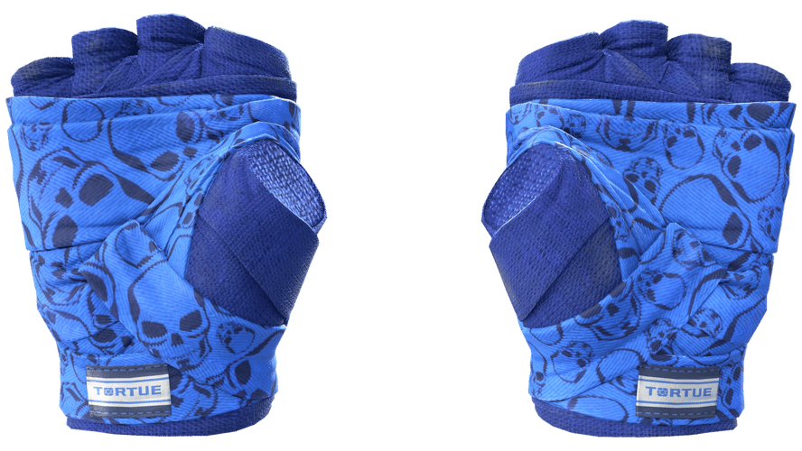 ★ Hand Wraps | Cobalt Skulls (Minimal Wear)