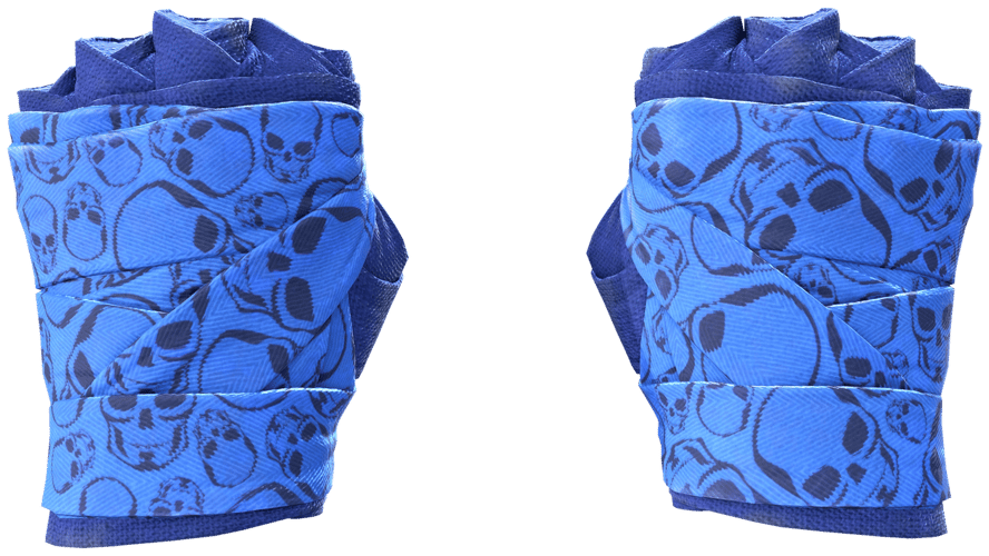 ★ Hand Wraps | Cobalt Skulls (Minimal Wear)