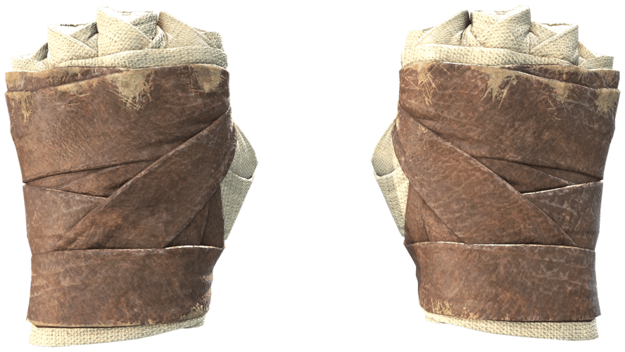 ★ Hand Wraps | Leather (Well-Worn)
